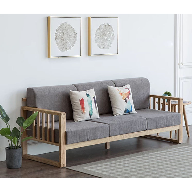 Multi-Color Oak Wood Sofa with Cushion Upholstery - Multi-Size Design for Living Room hym-1531