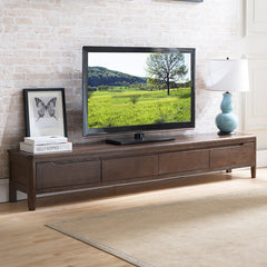 Stunning Brown Oak TV Cabinet - Natural Wood Finish for Elegant Living Rooms hym-1532