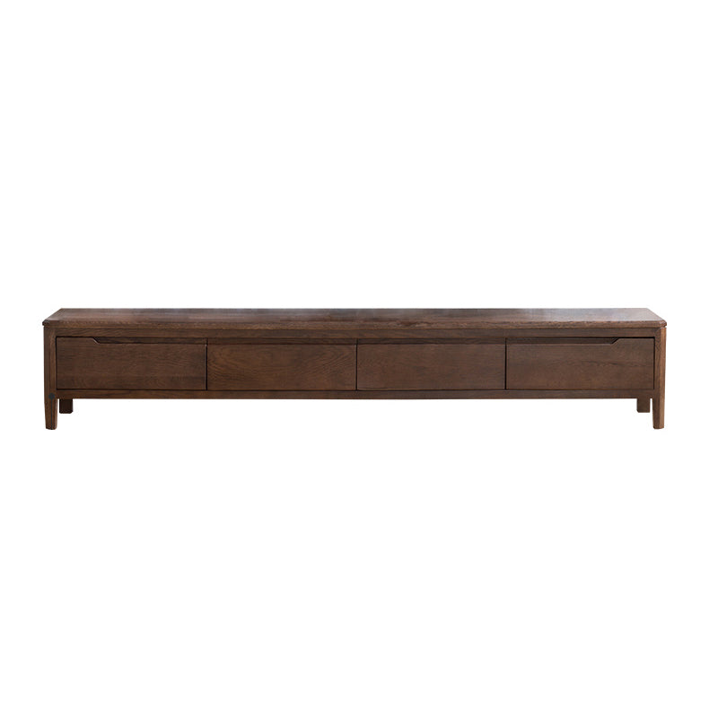 Stunning Brown Oak TV Cabinet - Natural Wood Finish for Elegant Living Rooms hym-1532