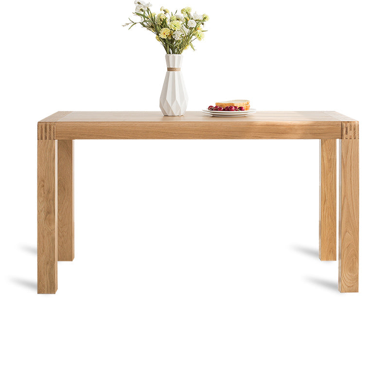 Rectangular Oak Wood Dining Table for 6-8 Seaters in Large hym-1534