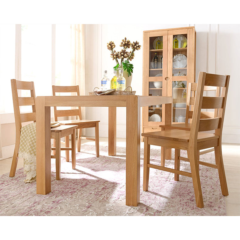 Rectangular Oak Wood Dining Table for 6-8 Seaters in Large hym-1534