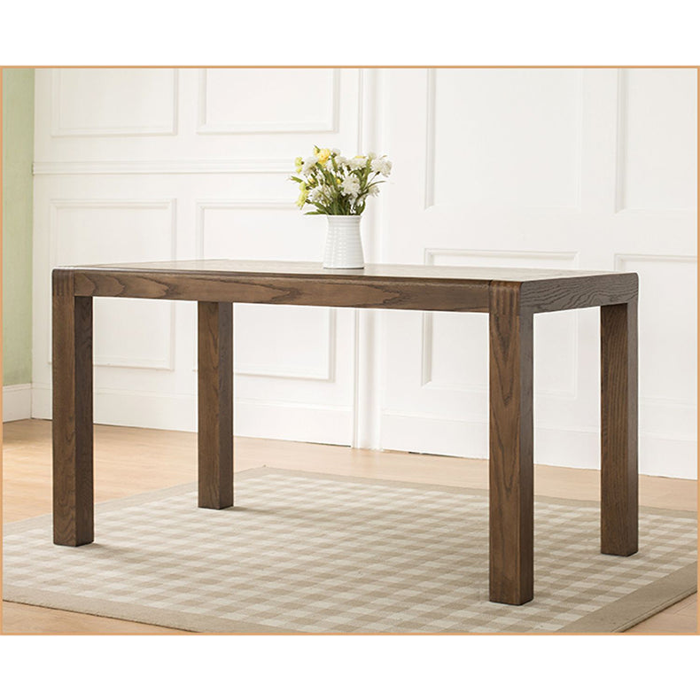 Rectangular Oak Wood Dining Table for 6-8 Seaters in Large hym-1534