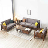 Modern Boxwood Sofa with Soft Chenille Cushions - Stylish Multi-Seater Design for Living Room hym-1540