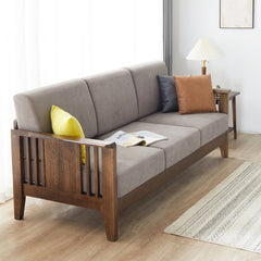 Modern Boxwood Sofa with Soft Chenille Cushions - Stylish Multi-Seater Design for Living Room hym-1540