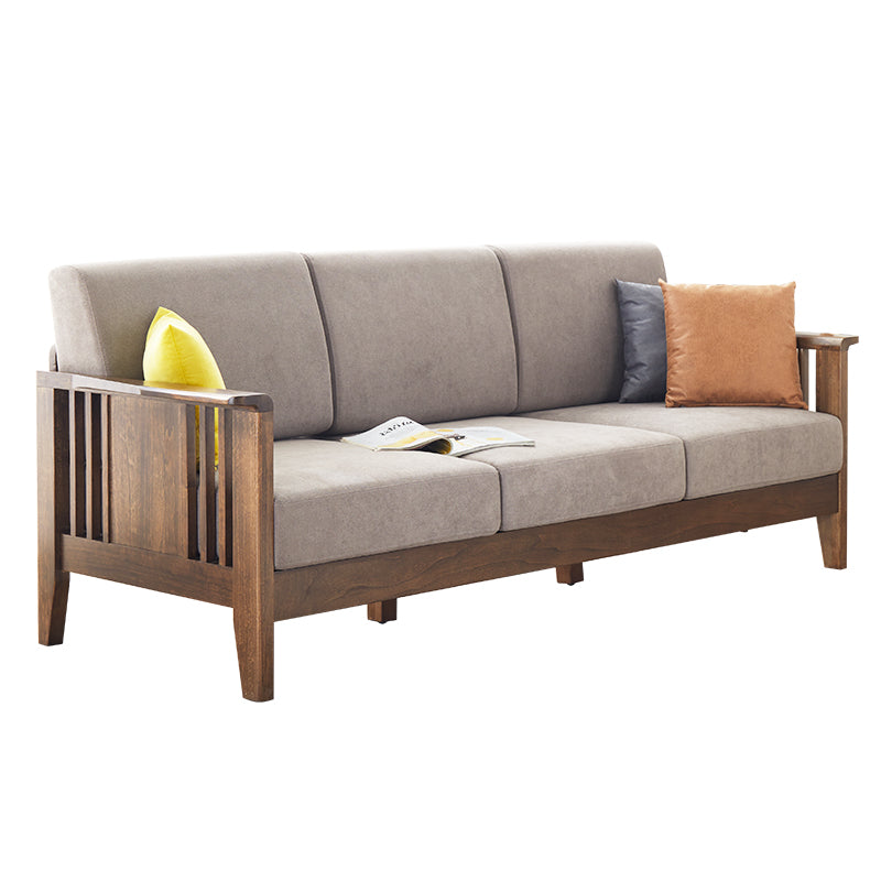 Modern Boxwood Sofa with Soft Chenille Cushions - Stylish Multi-Seater Design for Living Room hym-1540