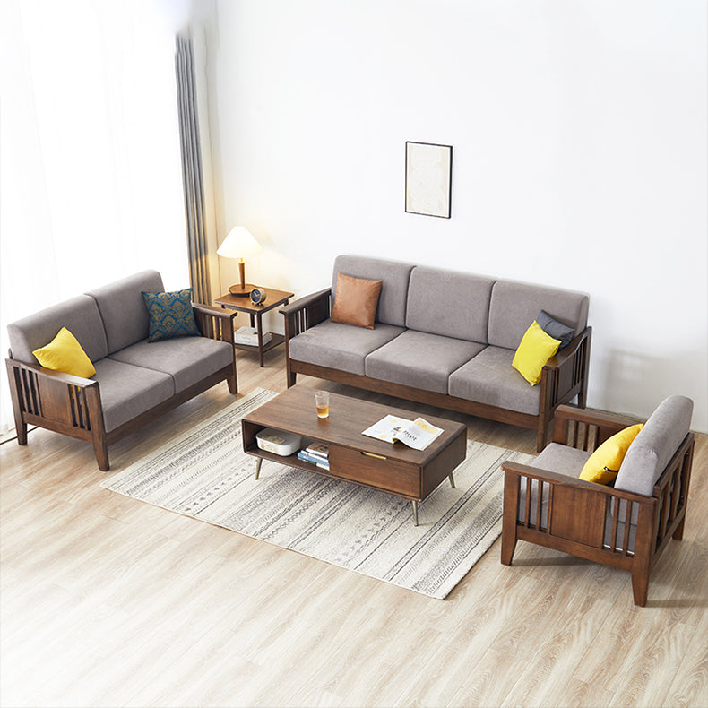 Modern Boxwood Sofa with Soft Chenille Cushions - Stylish Multi-Seater Design for Living Room hym-1540