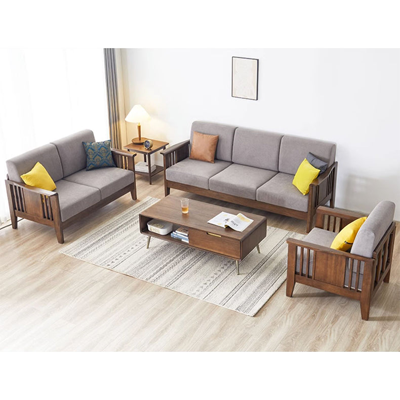 Modern Boxwood Sofa with Soft Chenille Cushions - Stylish Multi-Seater Design for Living Room hym-1540