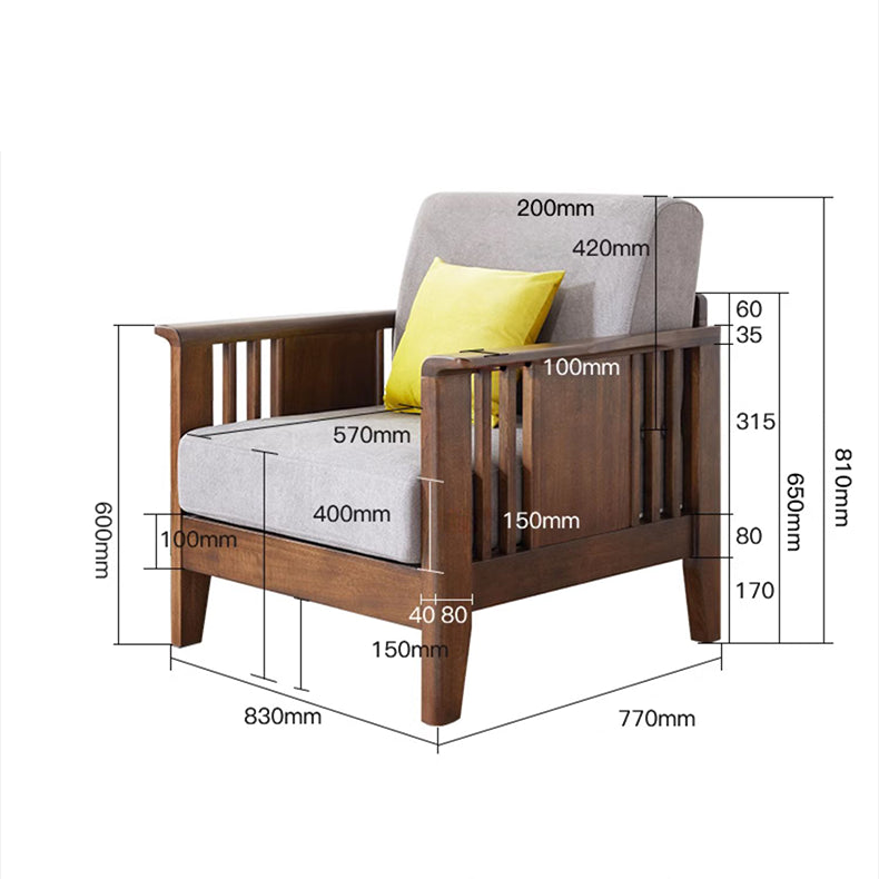 Modern Boxwood Sofa with Soft Chenille Cushions - Stylish Multi-Seater Design for Living Room hym-1540