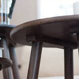 Modern Oak Wood Round End Table - Natural Finish, Perfect for Any Room hym-485