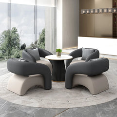 Contemporary Solid Wood Techno Fabric Sofa - Stylish Comfort for Modern Living Spaces hyq-4432