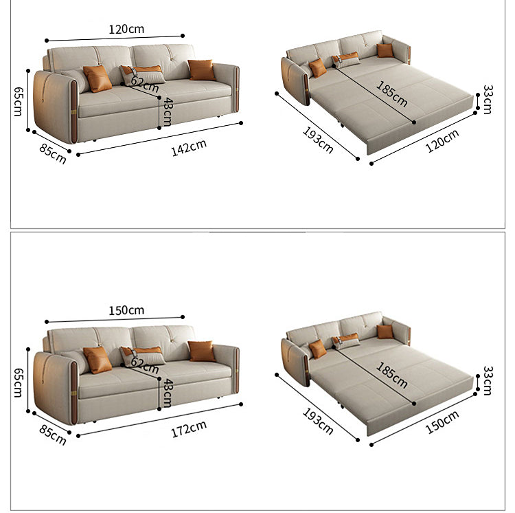 Modern Multicolor Sofa with Solid Wood Frame and Leathaire Cotton Blend Upholstery hyt-1237