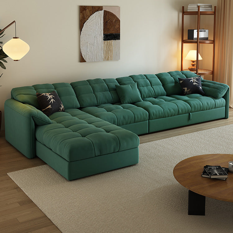 Modern Multi-Color Sectional Sofa with Cotton & Polyester Upholstery - Cozy & Stylish Design for Living Room hyt-1427