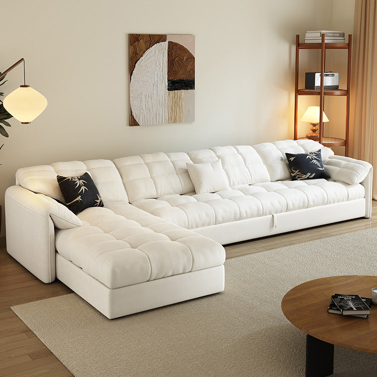 Modern Multi-Color Sectional Sofa with Cotton & Polyester Upholstery - Cozy & Stylish Design for Living Room hyt-1427