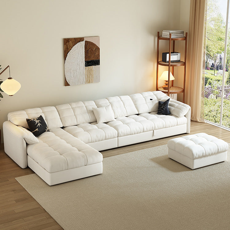 Modern Multi-Color Sectional Sofa with Cotton & Polyester Upholstery - Cozy & Stylish Design for Living Room hyt-1427