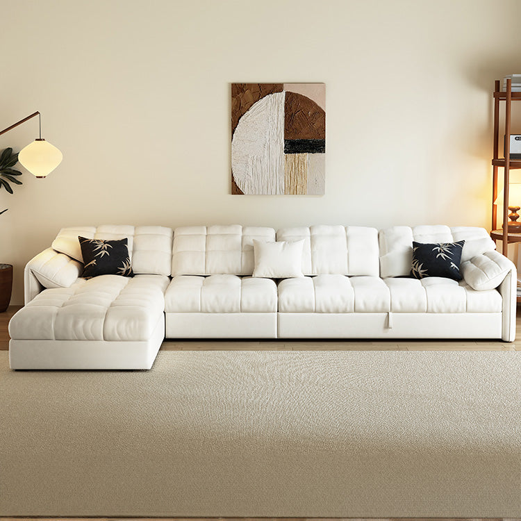 Modern Multi-Color Sectional Sofa with Cotton & Polyester Upholstery - Cozy & Stylish Design for Living Room hyt-1427