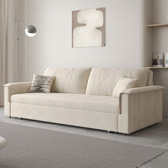 Cozy Sleeper Sofa with Cotton & Polyester Upholstery - Stylish Pull-Out Sofa with Storage for LIvingroom hyt-1428