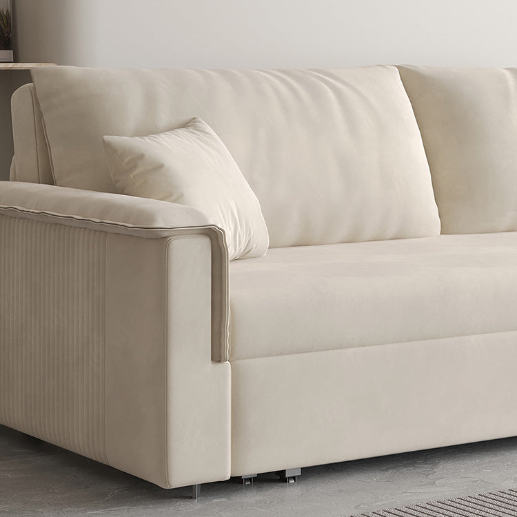 Cozy Sleeper Sofa with Cotton & Polyester Upholstery - Stylish Pull-Out Sofa with Storage for LIvingroom hyt-1428