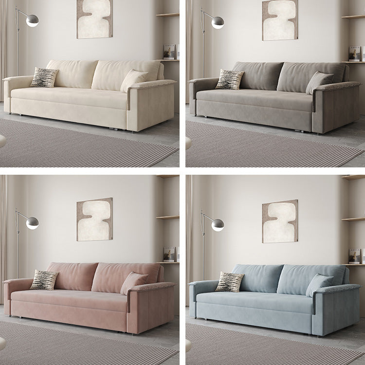 Cozy Sleeper Sofa with Cotton & Polyester Upholstery - Stylish Pull-Out Sofa with Storage for LIvingroom hyt-1428