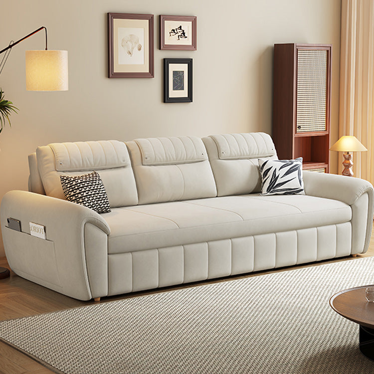 Modern Faux Leather Sofa Bed in Multi-Color - Functional Sleeper Sofa Design for Living Room hyt-1433