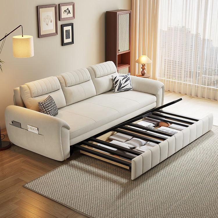 Modern Faux Leather Sofa Bed in Multi-Color - Functional Sleeper Sofa Design for Living Room hyt-1433