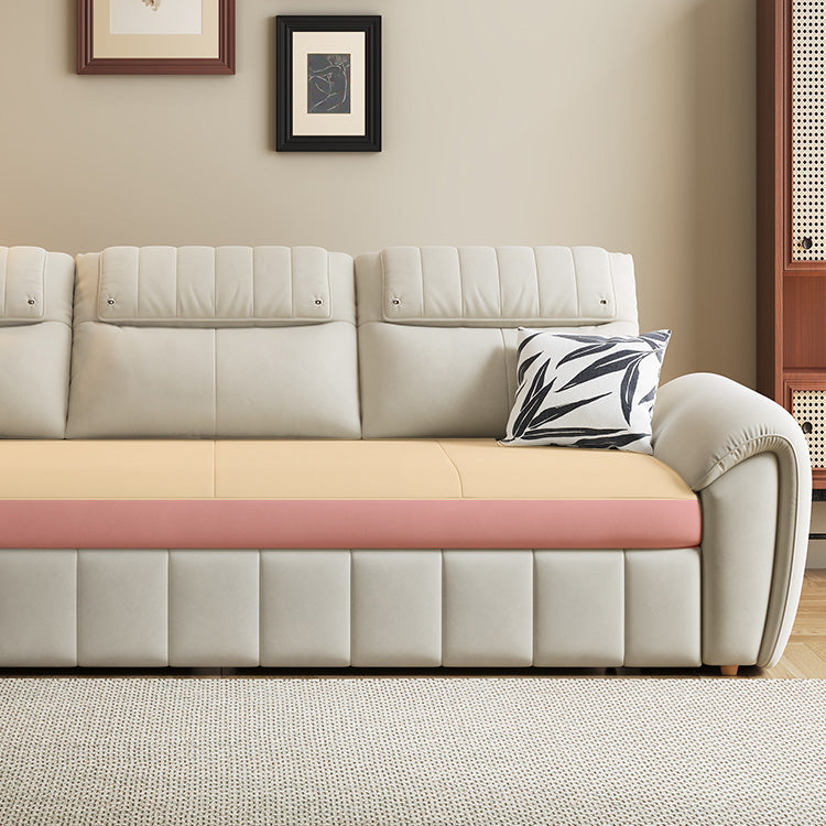 Modern Faux Leather Sofa Bed in Multi-Color - Functional Sleeper Sofa Design for Living Room hyt-1433