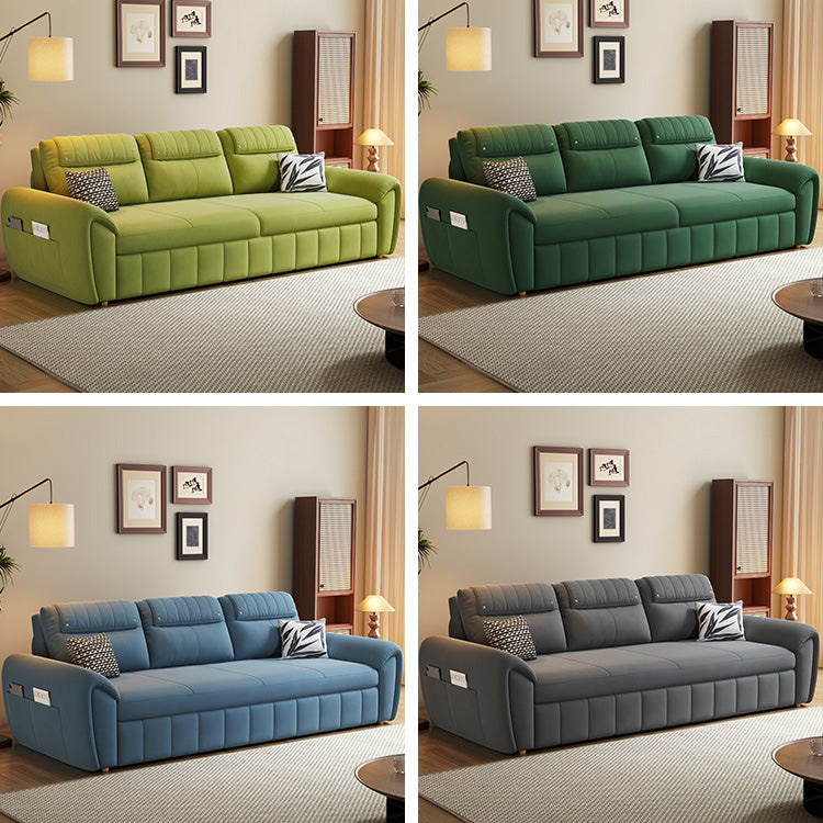 Modern Faux Leather Sofa Bed in Multi-Color - Functional Sleeper Sofa Design for Living Room hyt-1433