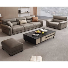 Luxurious Multi-Color Faux Leather Sofa with Foam Filling for LIving Room hzh-1370