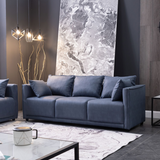 Stylish Multi-Colors Sofa in Comfortable and Durable Cotton Techno Fabric for with Pine Wood Frame for Living Room ja-18