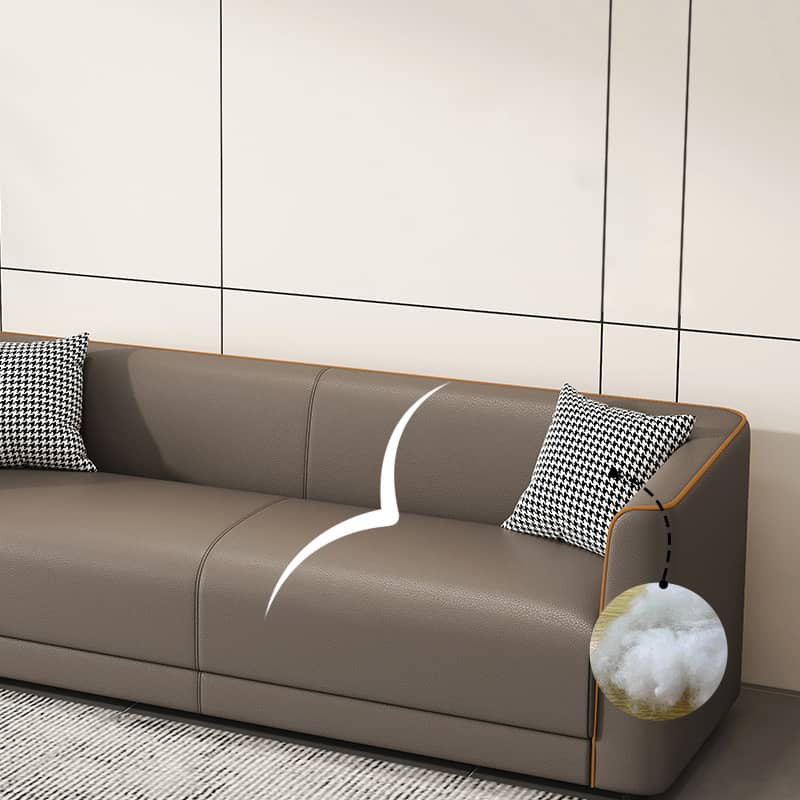 Stylish Multi-Color Modern Sofa: Luxe Light Gray, Orange, Dark Green & Blue in Premium Fabric & Cotton ja-21