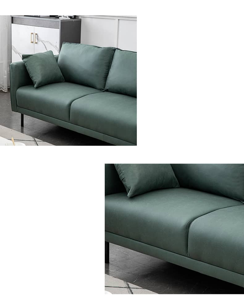 Stylish Multi-Color Fabric Sofas: Orange, Dark Green, Blue, and More - Ultimate Comfort & Elegance! ja-22