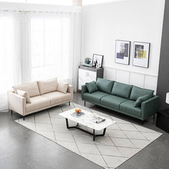 Stylish Multi-Color Fabric Sofas: Orange, Dark Green, Blue, and More - Ultimate Comfort & Elegance! ja-22