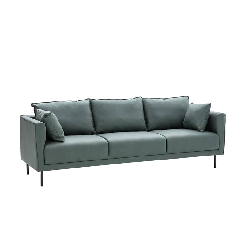 Stylish Multi-Color Fabric Sofas: Orange, Dark Green, Blue, and More - Ultimate Comfort & Elegance! ja-22