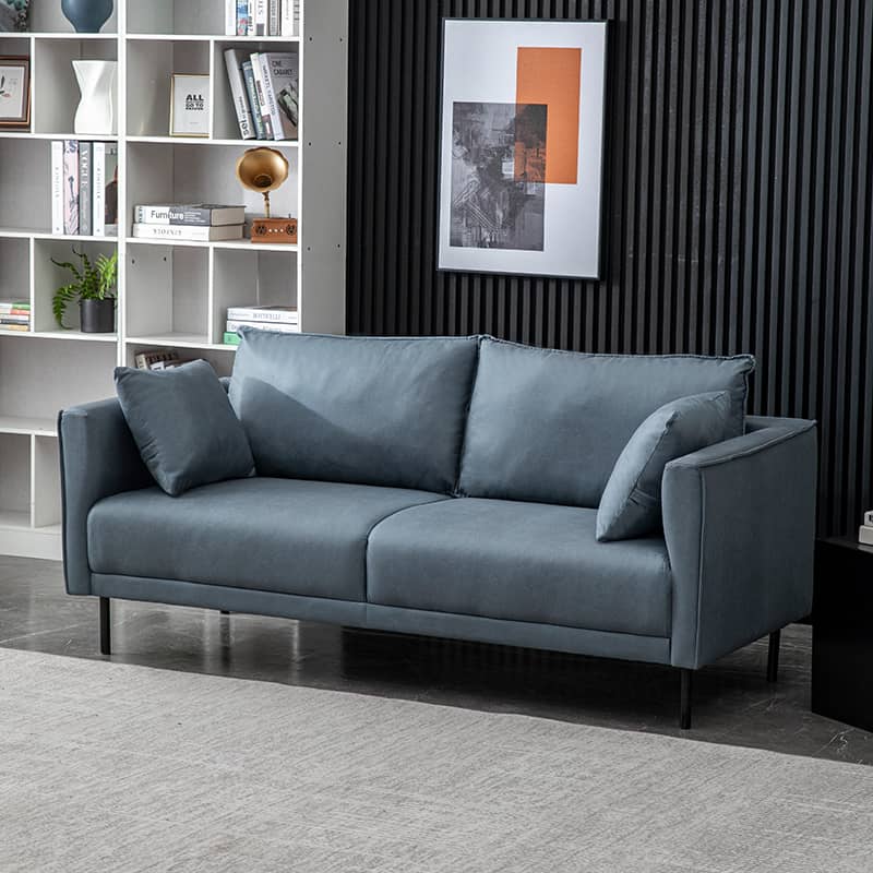 Stylish Multi-Color Fabric Sofas: Orange, Dark Green, Blue, and More - Ultimate Comfort & Elegance! ja-22