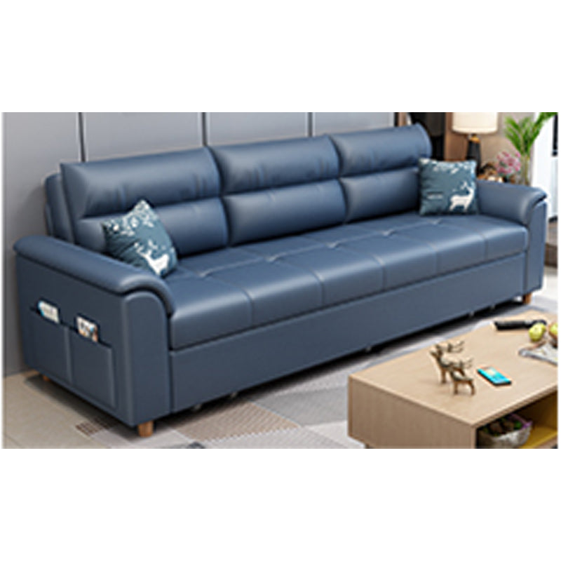 Stylish Leathaire Sofa in Light Blue, Gray, Pink, Dark Green, and White – Ultimate Comfort and Elegance fsx-1017