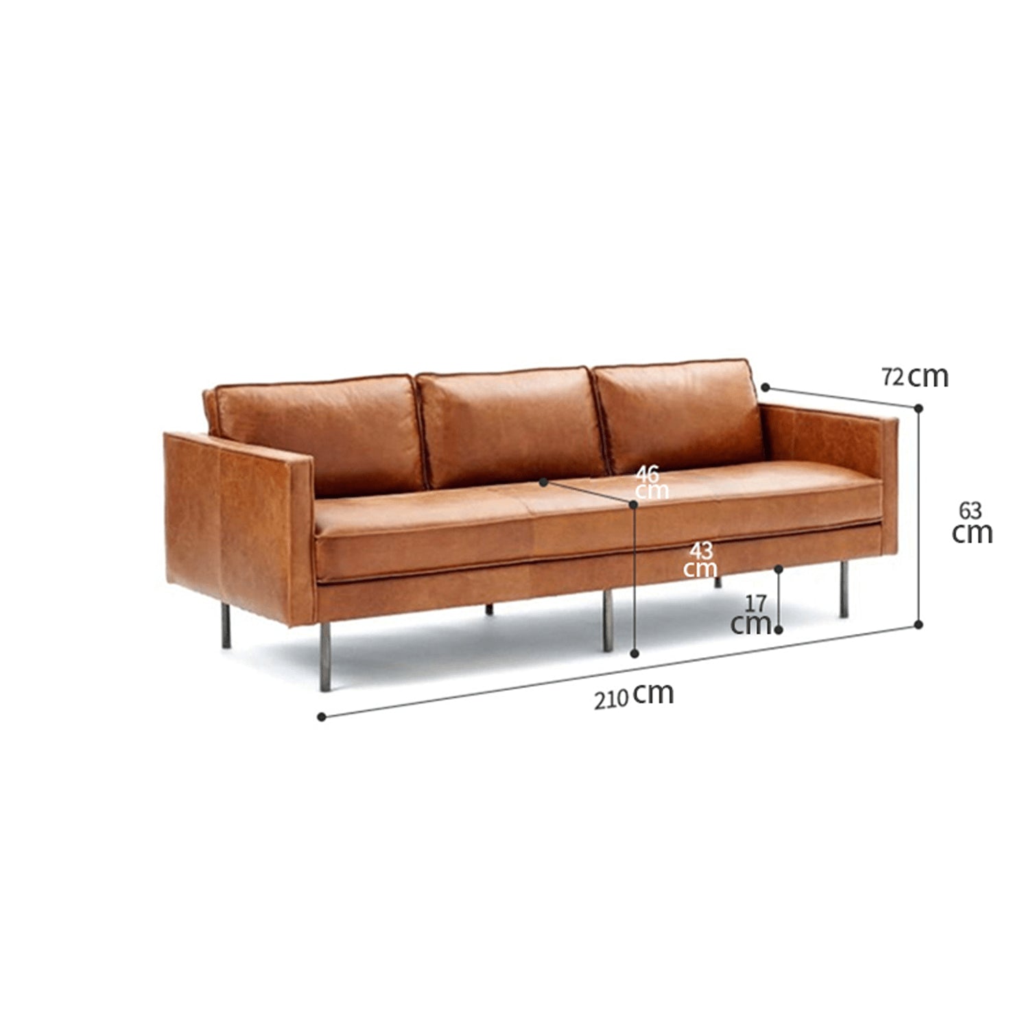 Luxury Sofa with Cotton & Foam Filling Sofa Set with Steel Base for LIvingroom  jy-116