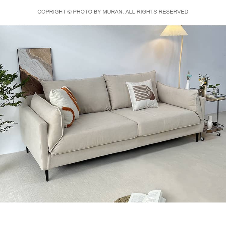 Stylish Sofas in White, Light Gray, Dark Blue, and Pink Pine Fabric – Perfect for Any Modern Home! mr-159