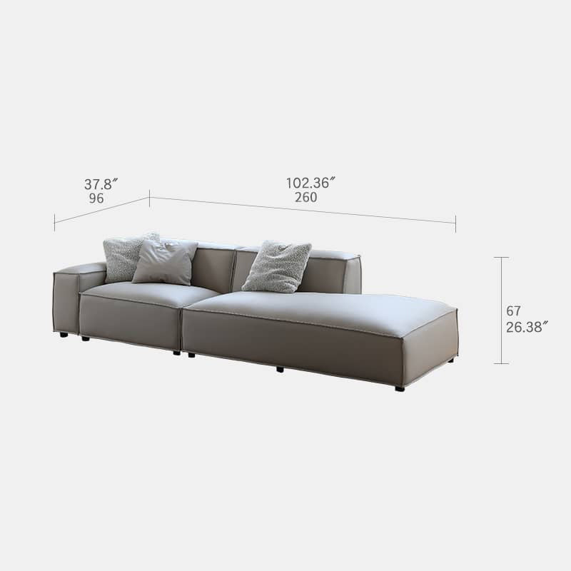 Luxury Off-White Sofa with Pine Frame & Scratch-Resistant Fabric - Ultra Plush Down Seating my-359