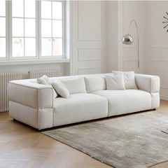 Luxurious White Pine Down Sofa - Ultimate Comfort and Style my-367