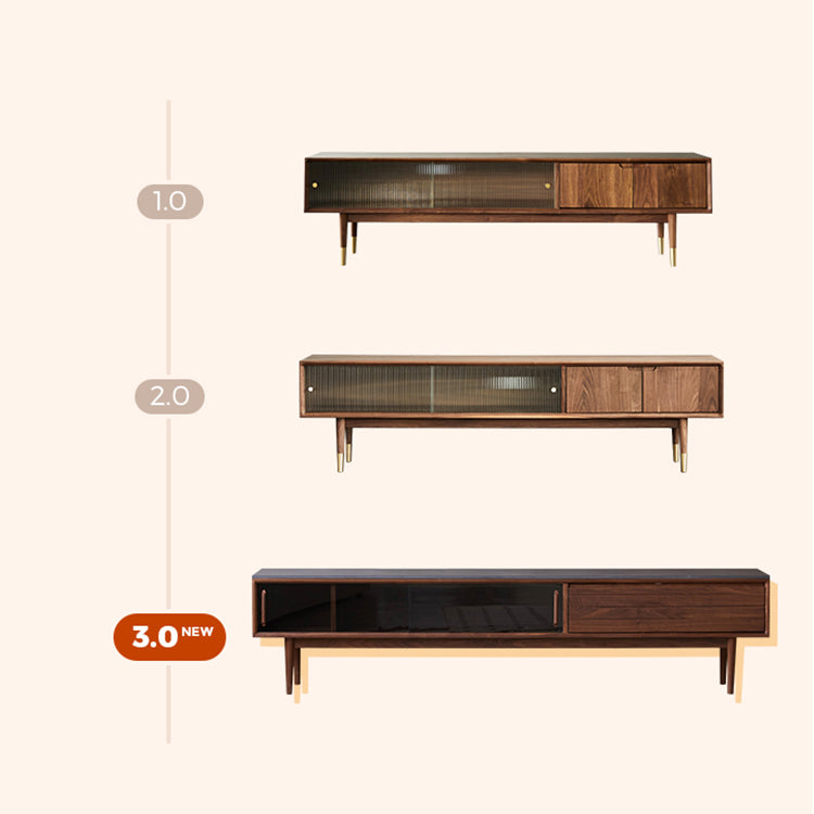 Black Walnut TV Stand | Modern & Stylish Entertainment Center ps-001