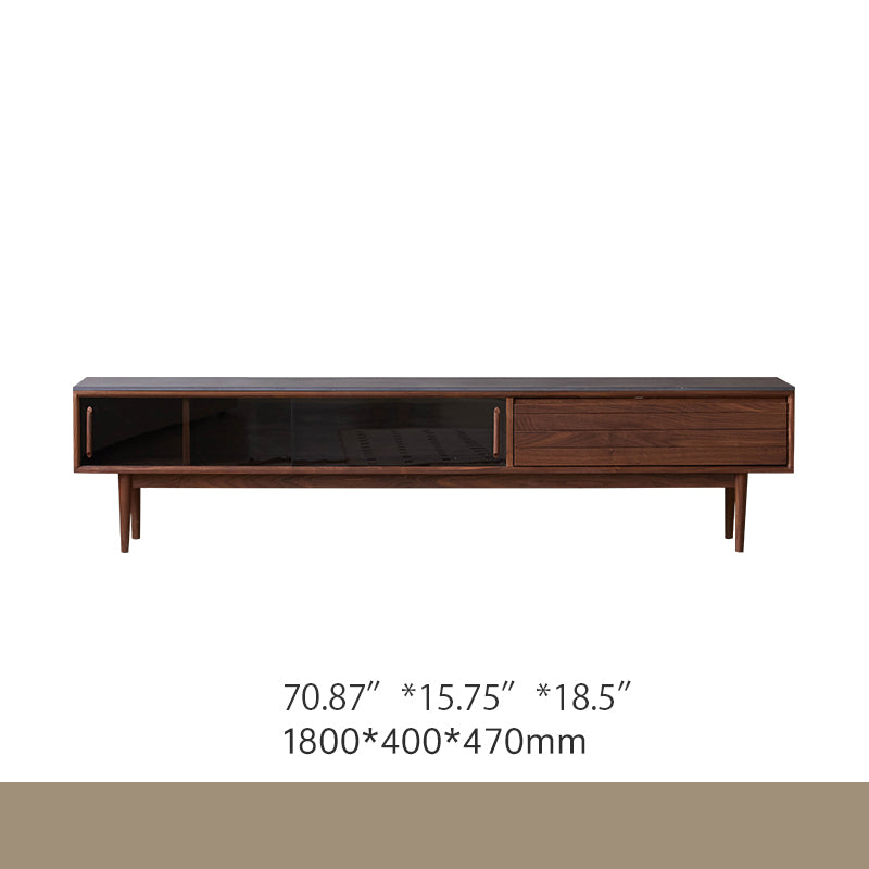 Black Walnut TV Stand | Modern & Stylish Entertainment Center ps-001