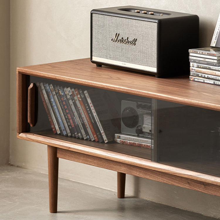 Black Walnut TV Stand | Modern & Stylish Entertainment Center ps-001