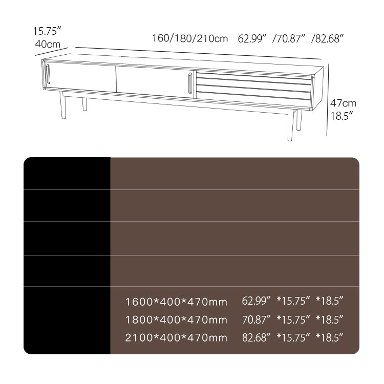 Black Walnut TV Stand | Modern & Stylish Entertainment Center ps-001