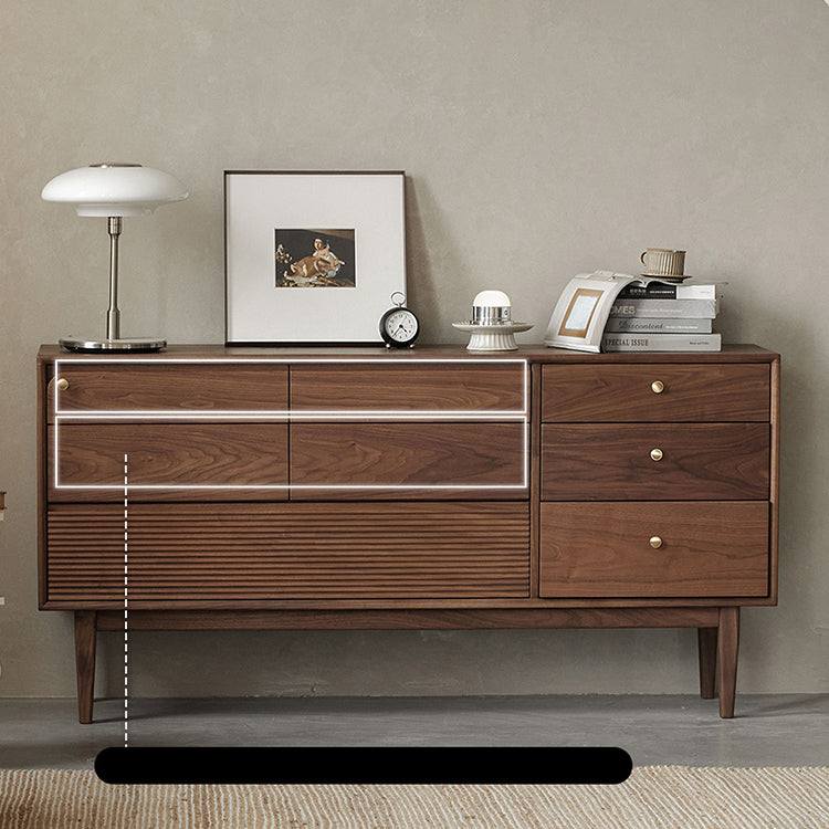 Stunning Black Walnut Cabinet - Elegant Storage Solution for Your Home ps-002