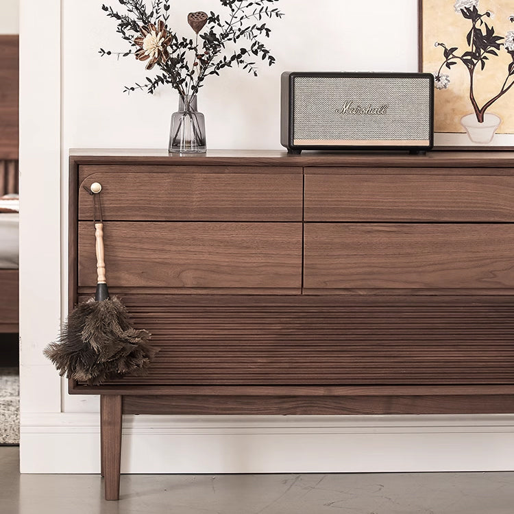 Stunning Black Walnut Cabinet - Elegant Storage Solution for Your Home ps-002