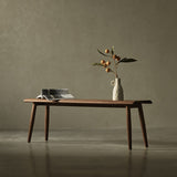 Modern Black Walnut Stool - Sleek Wooden Seating for Home or Office Decor ps-009