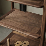 Black Walnut Storage Rack - Stylish and Durable Solution for Home Organization ps-017