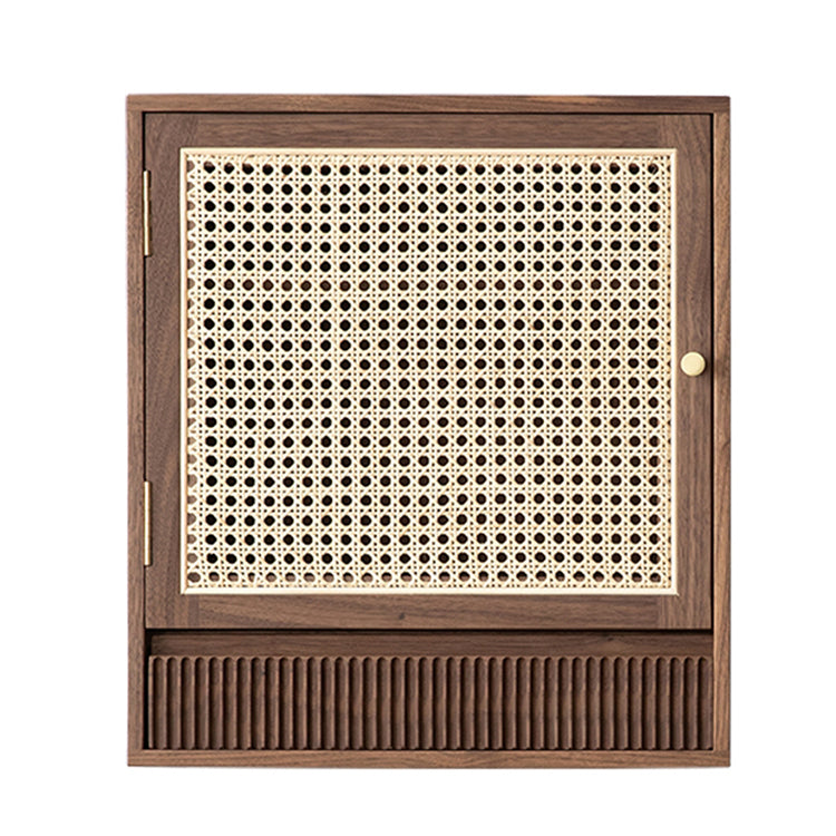 Elegant Black Walnut Cabinet - Premium Wood Storage Solution for Contemporary Homes ps-022