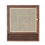 Elegant Black Walnut Cabinet - Premium Wood Storage Solution for Contemporary Homes ps-022