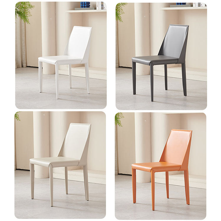 Elegant Space Aluminum Leather Chair - Durable & Stylish Seating Solution qc-001