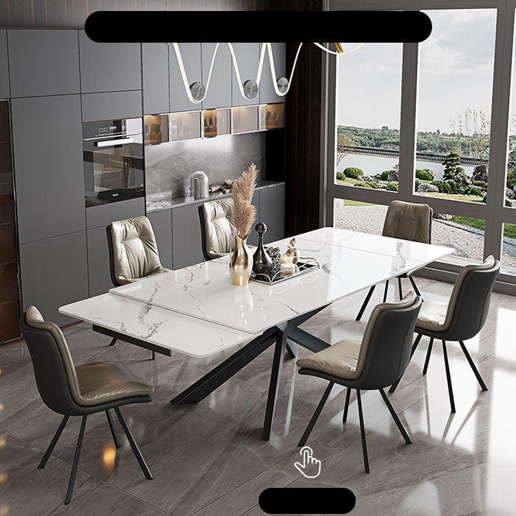 Sleek Faux Leather Dining Chair with Sturdy Metal Frame - Modern Design for Diningroom qc-002